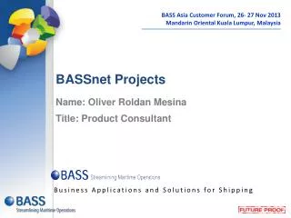 BASSnet Projects
