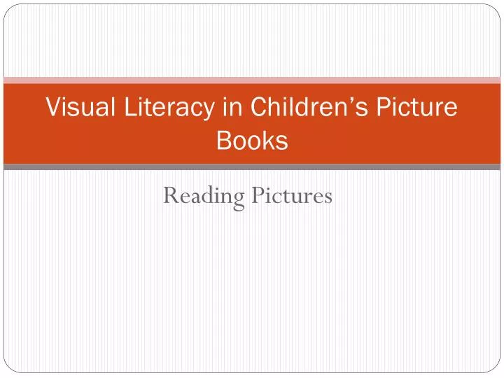 visual literacy in children s picture books