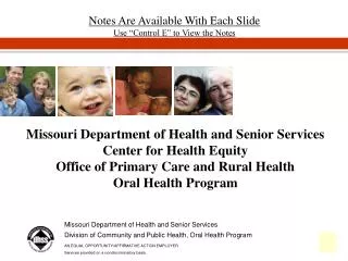 Missouri Department of Health and Senior Services