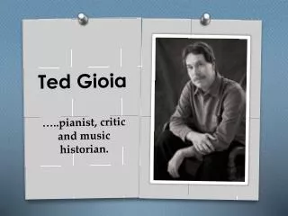 Ted Gioia