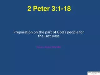 2 peter 3 1 18