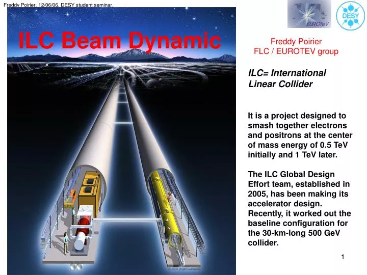 ilc beam dynamic