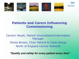 Patients and Carers Influencing Commissioning