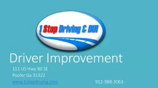 Driver Improvement