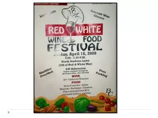 Red &amp; White Wine Festival: 2008