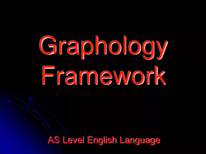 graphology framework