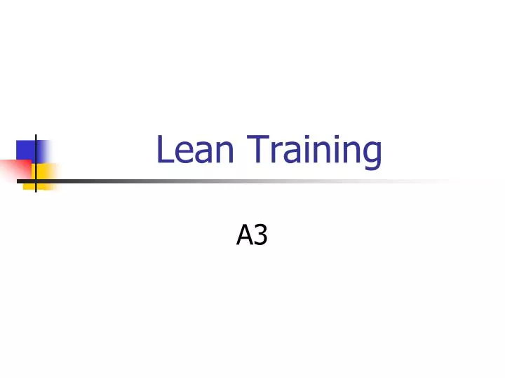 lean training