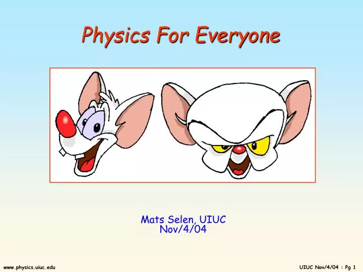 physics for everyone