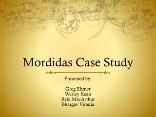 Mordidas Case Study