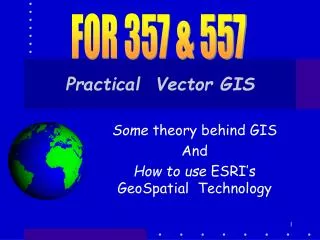 Practical Vector GIS