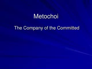 Metochoi