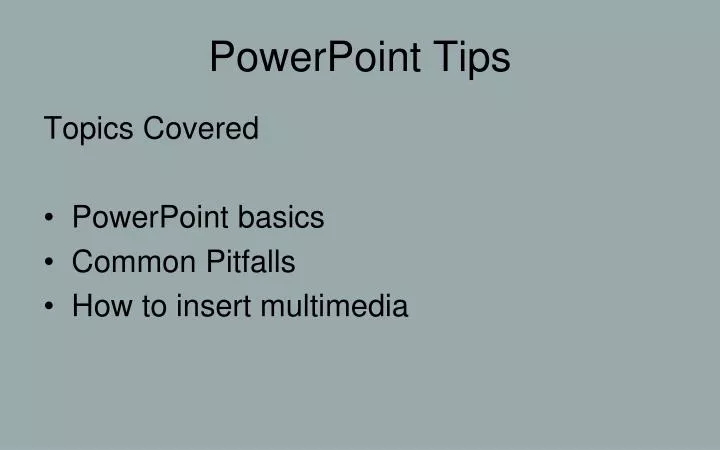 powerpoint tips