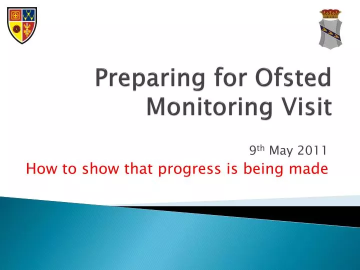 preparing for ofsted monitoring visit