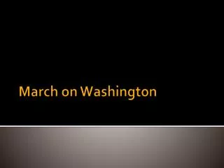 march on washington