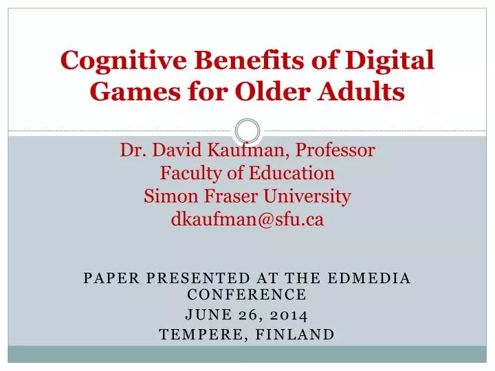 paper presented at the edmedia conference june 26 2014 tempere finland