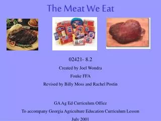 The Meat We Eat