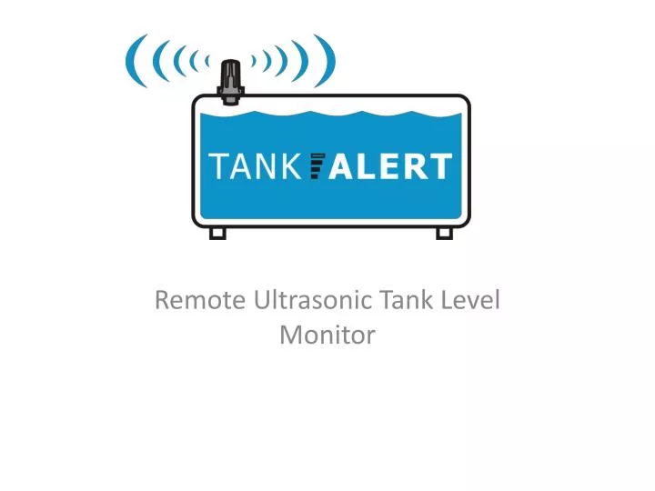 remote ultrasonic tank level monitor