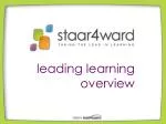 leading learning overview - slide 1