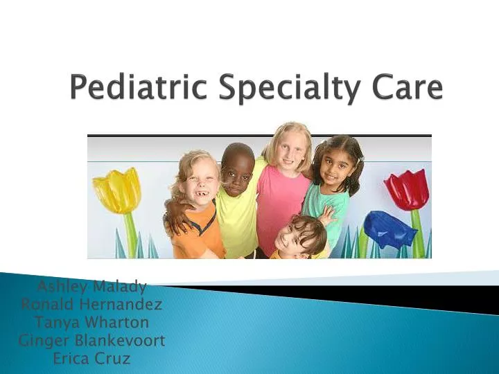 pediatric specialty care