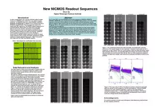 New NICMOS Readout Sequences Chun Xu