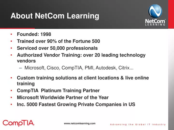 about netcom learning