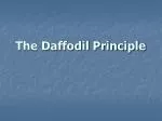 The Daffodil Principle