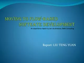 Report: LIU TENG YUAN