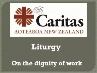 Liturgy On the dignity of work