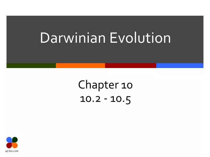 darwinian evolution