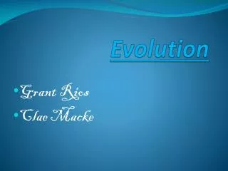 evolution