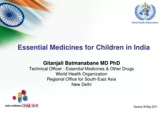 Essential Medicines for Children in India