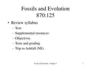 Fossils and Evolution 870:125
