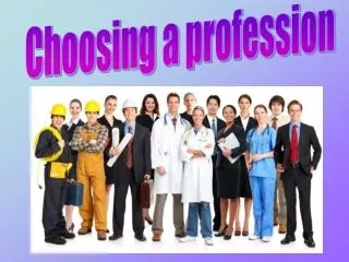 Choosing a profession