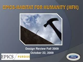 EPICS-Habitat for humanity (HFH)
