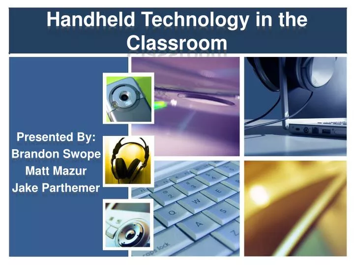 handheld technology in the classroom