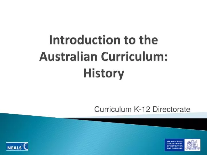 introduction to the australian curriculum history