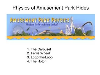 Physics of Amusement Park Rides
