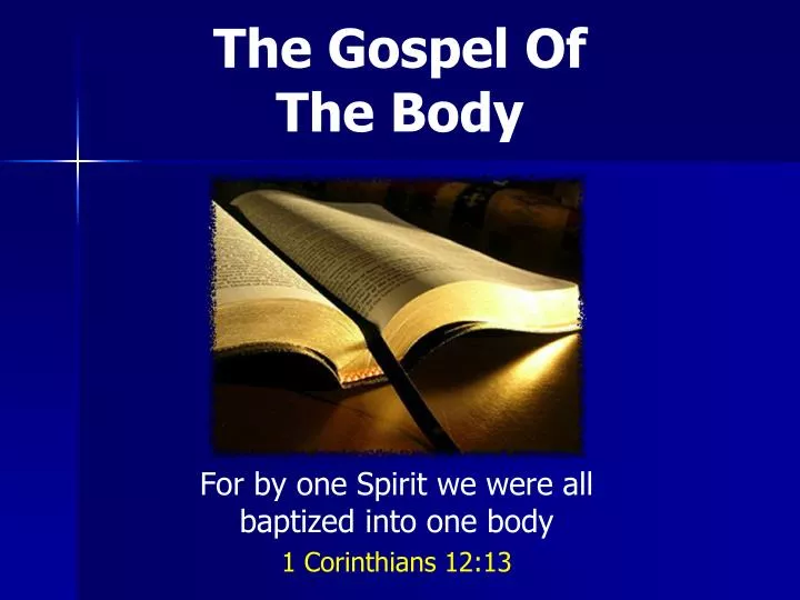 the gospel of the body