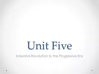 Unit Five