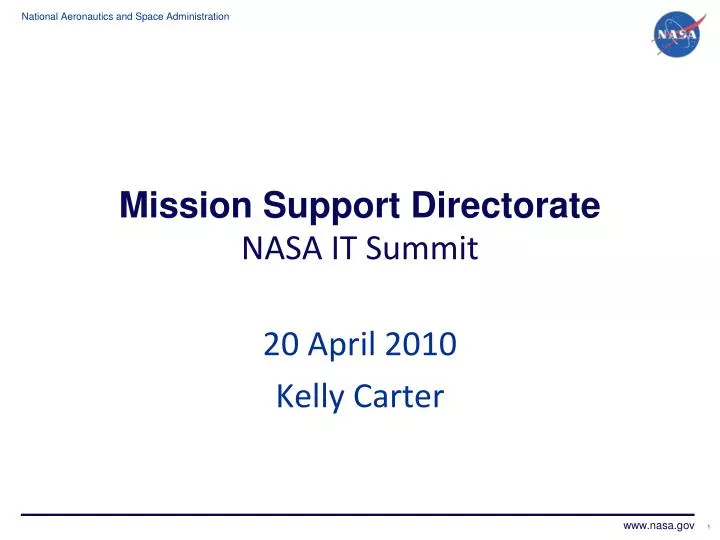 mission support directorate nasa it summit