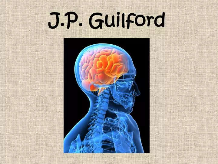 j p guilford