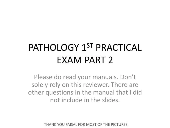 pathology 1 st practical exam part 2