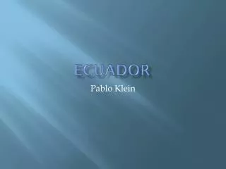 ecuador