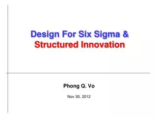 Phong Q. Vo Nov 30, 2012