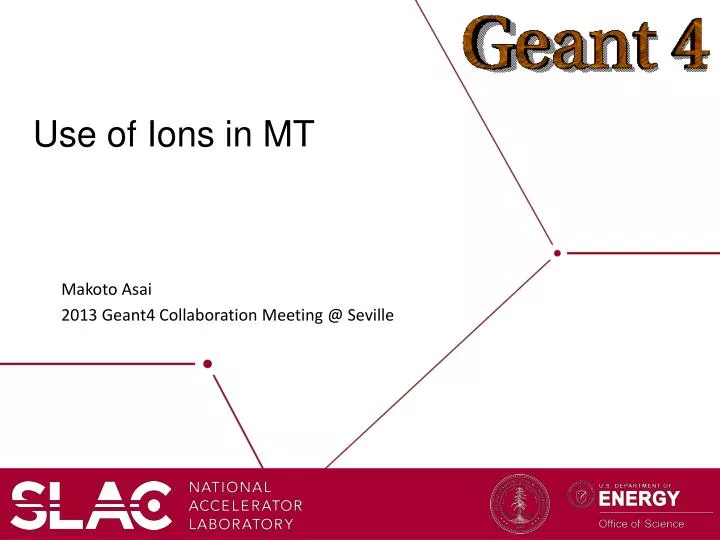 use of ions in mt