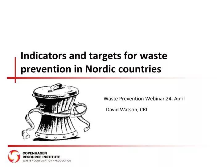indicators and targets for waste prevention in nordic countries