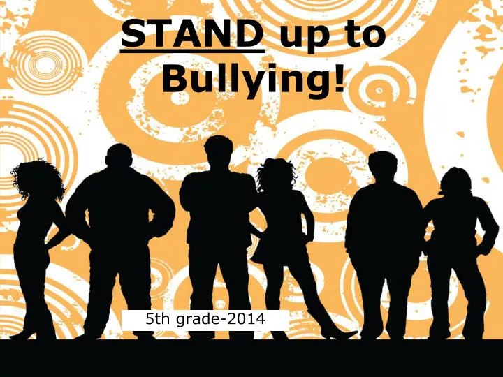 stand up to bullying