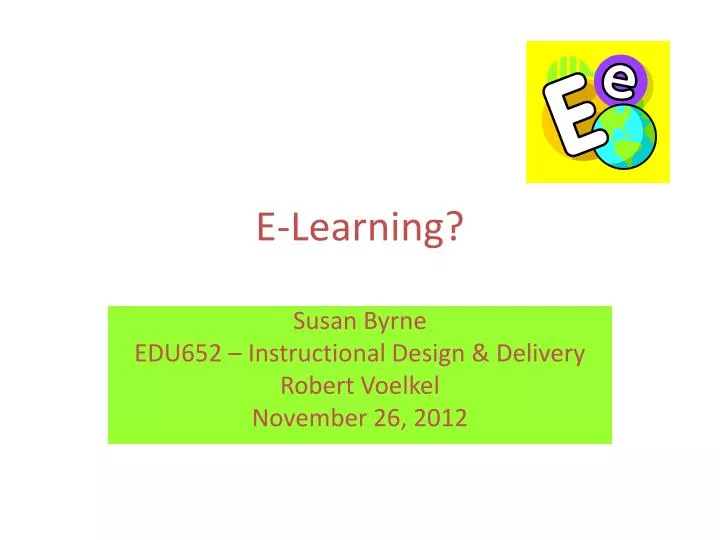 e learning