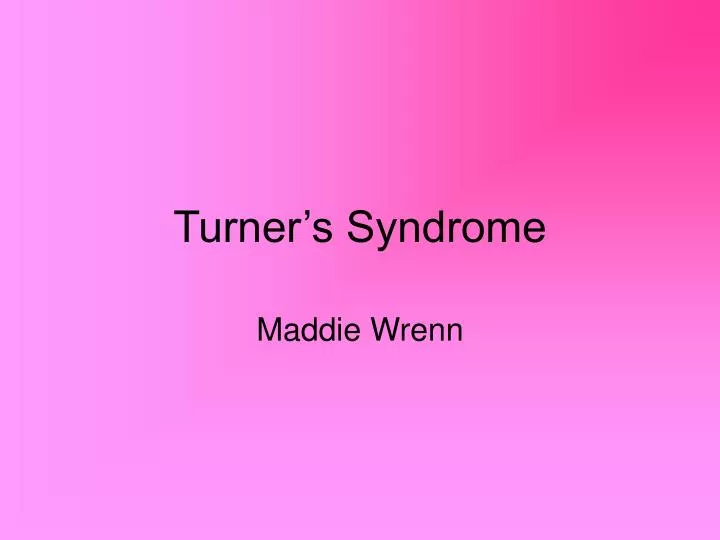 turner s syndrome