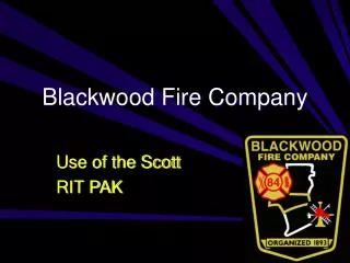 Blackwood Fire Company